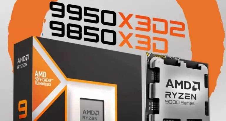 AMD готовит к релизу  обновлённый флагман Ryzen 9 9950X3D2 с двойным 3D-VCache и разогнанный Ryzen 7 9800X3D