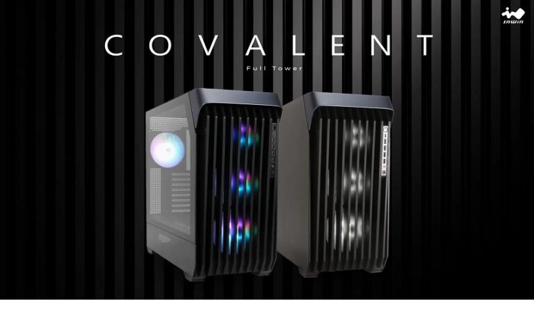 InWin представила уникальный массивный корпус COVALENT формата Full Tower с возможностью установки 13 вентиляторов и двух систем водяного охлаждения