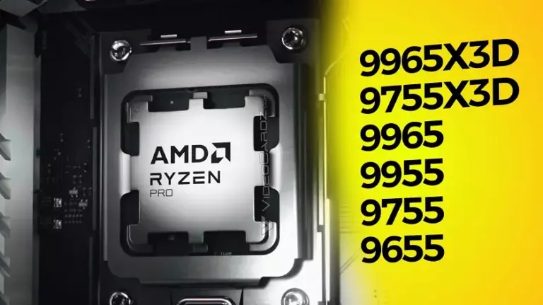 AMD выпустила шесть новых процессоров линейки Ryzen 9000 Pro включая X3D — модели, намекнув на Ryzen 7 9700X3D и XT — чипы