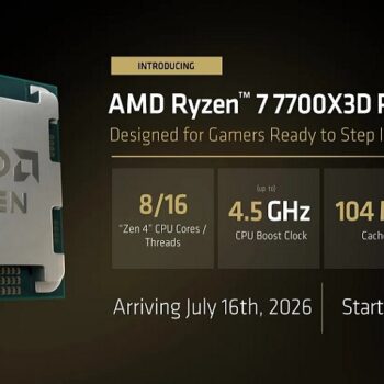 X3D — премьера: компания AMD перезапустила Ryzen 7 5800X3D, анонсировала Ryzen 7 7700X3D и пообещала новые CPU для AM5 до 2029 года